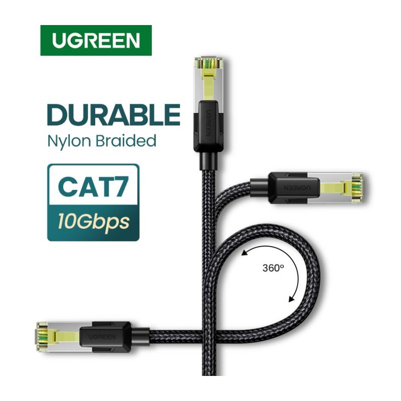 Mrežni kabel Ugreen UTP Cat7 oklopljen, modularnim RJ45 priključkom 2M