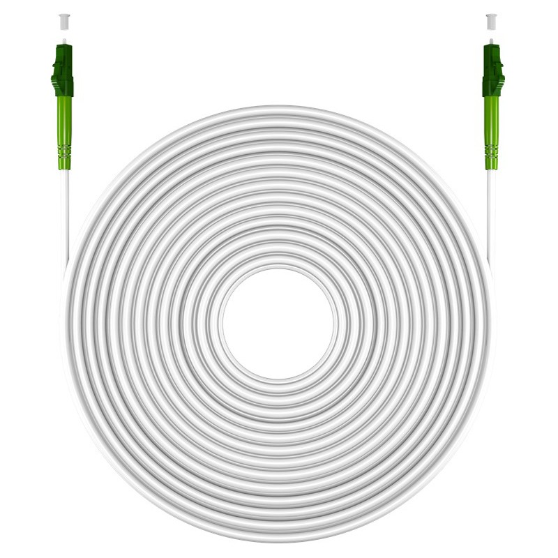 Optični kabel Goobay FTTH OS2 LAN LC-APC, 3m, bel