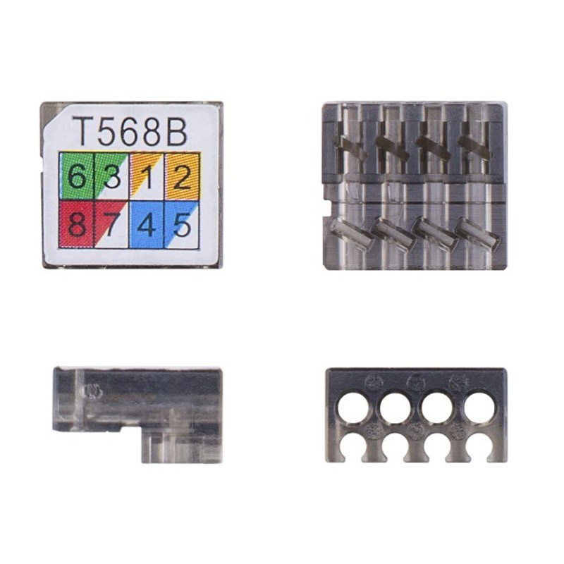 Kabelski priključek Goobay CAT 6 2xRJ45 LAN, rdeč