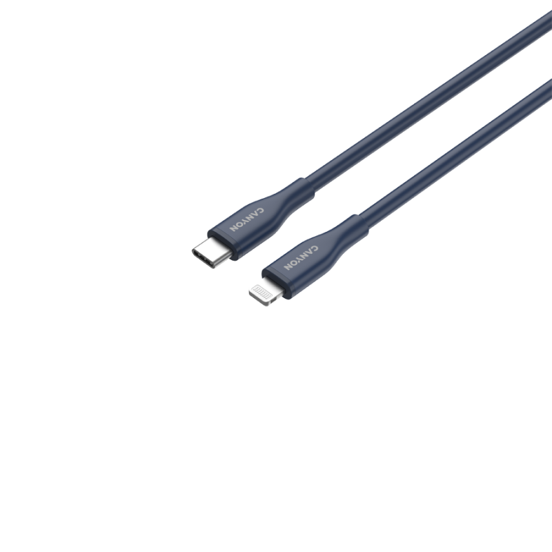 Kabel CANYON CLNM60, USB-C to Lightning, 60W, 1m, moder