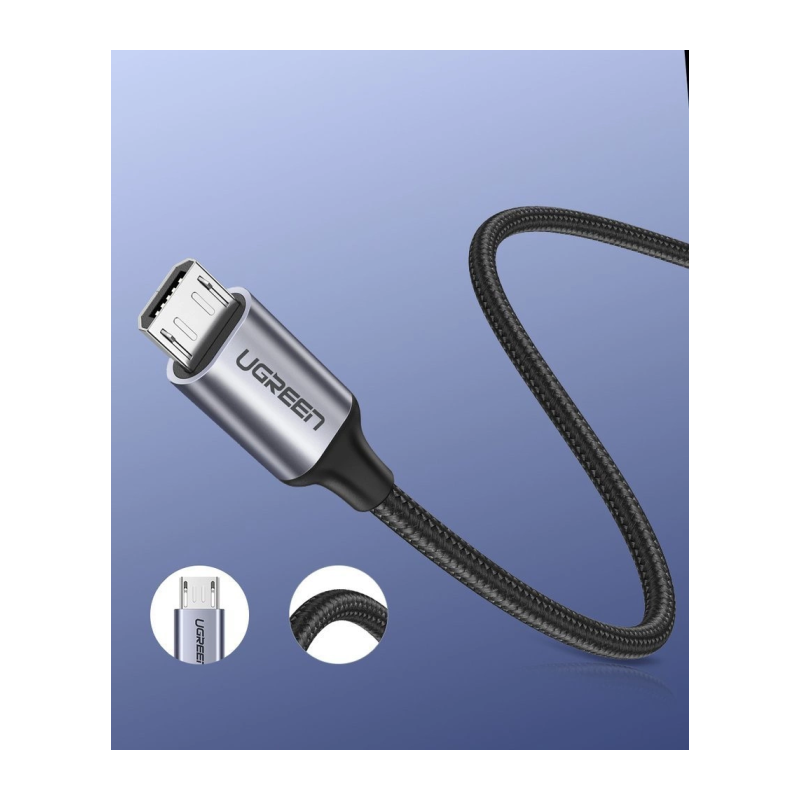 Kabel USB-A na micro USB 2.4A - 2m, Ugreen