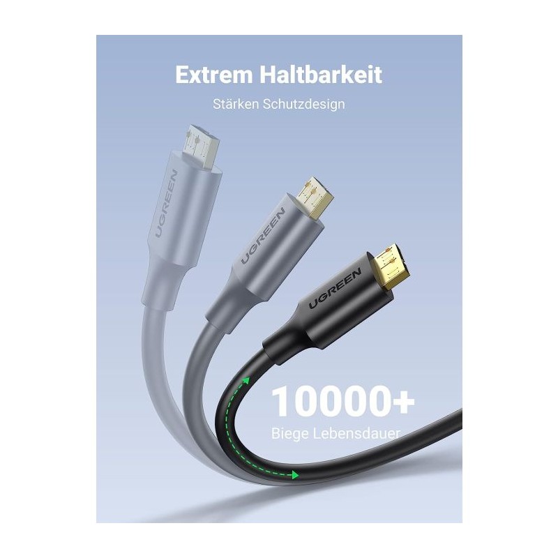 Kabel Ugreen USB 3.0 - USB A na Micro B, 2m