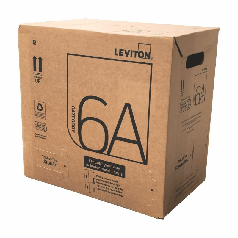 Mrežni kabel Leviton CAT.6A RDT U/UTP Eca 305m vijoličen, 9001089