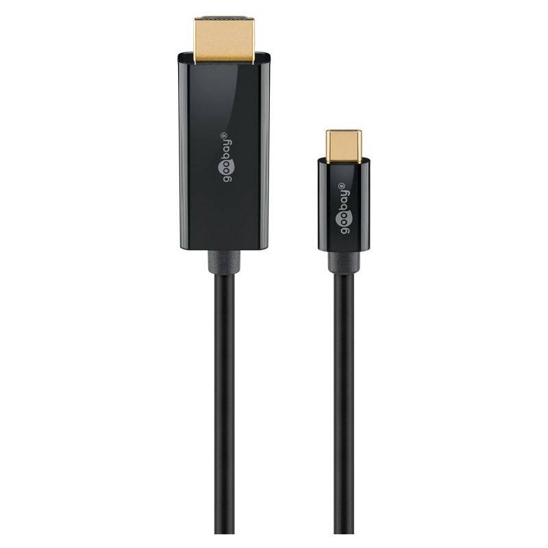 Kabel GOOBAY USB-C (M) na HDMI (M), 3m, črn