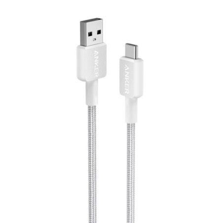 Kabel Anker 322 USB-A to USB-C, pleten, 1,8m, bel