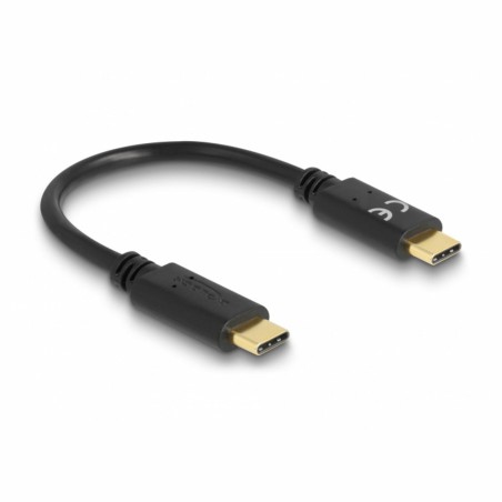 Kabel Delock USB C-C, 15cm, črn, 8519384