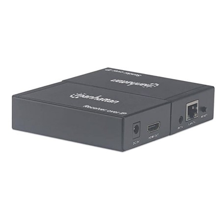 Razdelilec MANHATTAN HDMI preko IP LAN, 120m, črn
