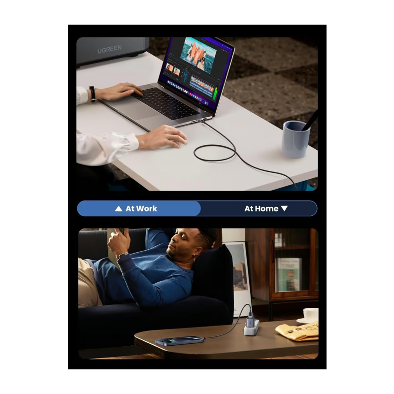 Polnilni kabel Ugreen USB-C na USB-C, 240W, 1m