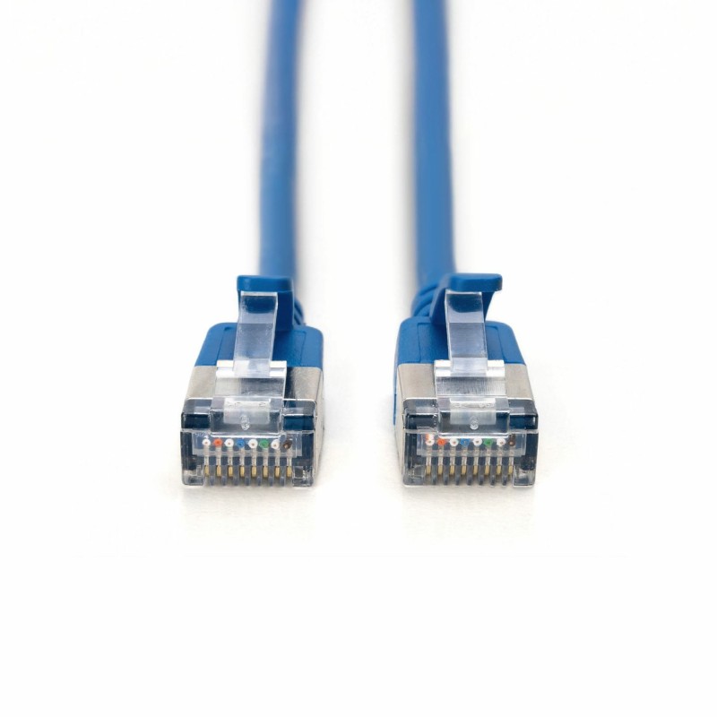 Mrežni kabel Digitus patch slim FTP CAT.6A, 3m, moder