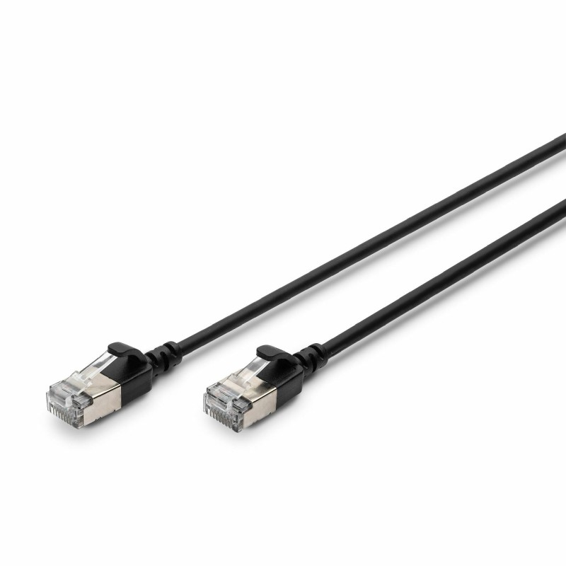 Mrežni kabel Digitus patch slim FTP CAT.6A, 1m, črn