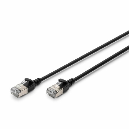 Mrežni kabel Digitus patch slim FTP CAT.6A, 1m, črn