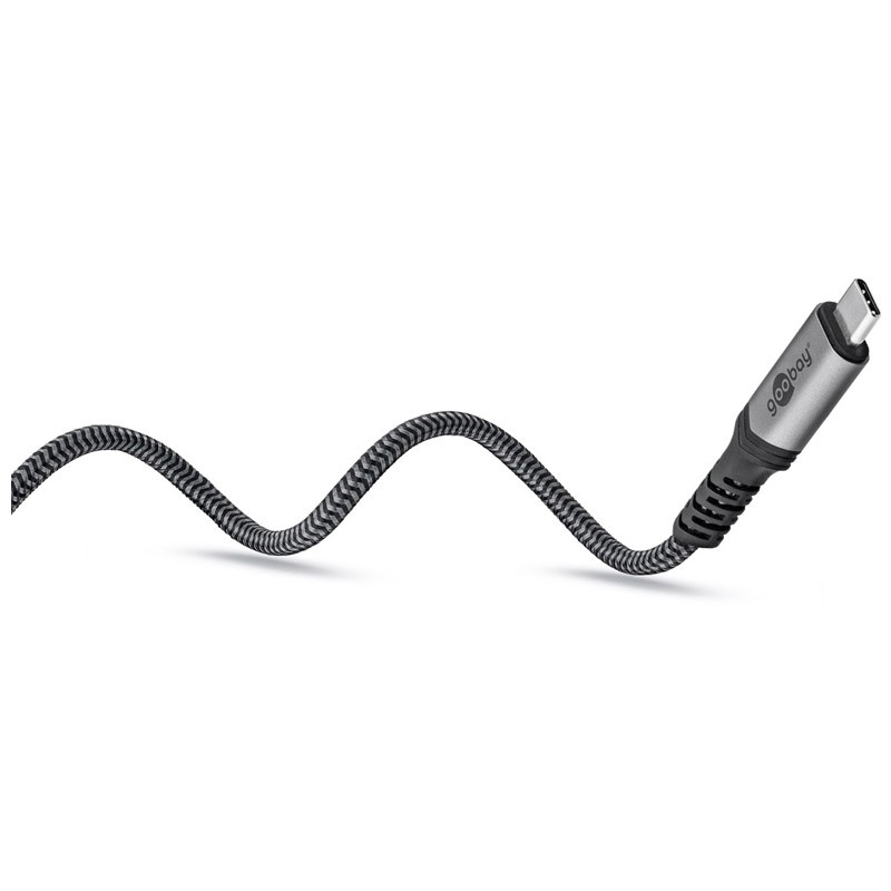 Kabel GOOBAY USB-C na USB-C, 240 W, 1 m, črn