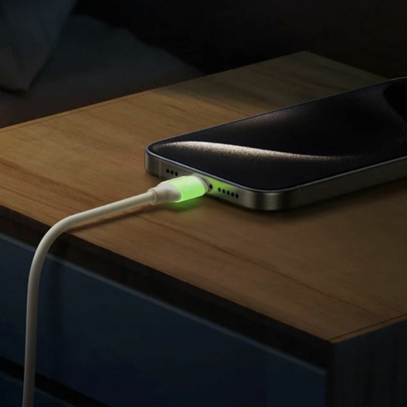 Kabel Joyroom USB C-C 60W silikonski bež, 1.2m