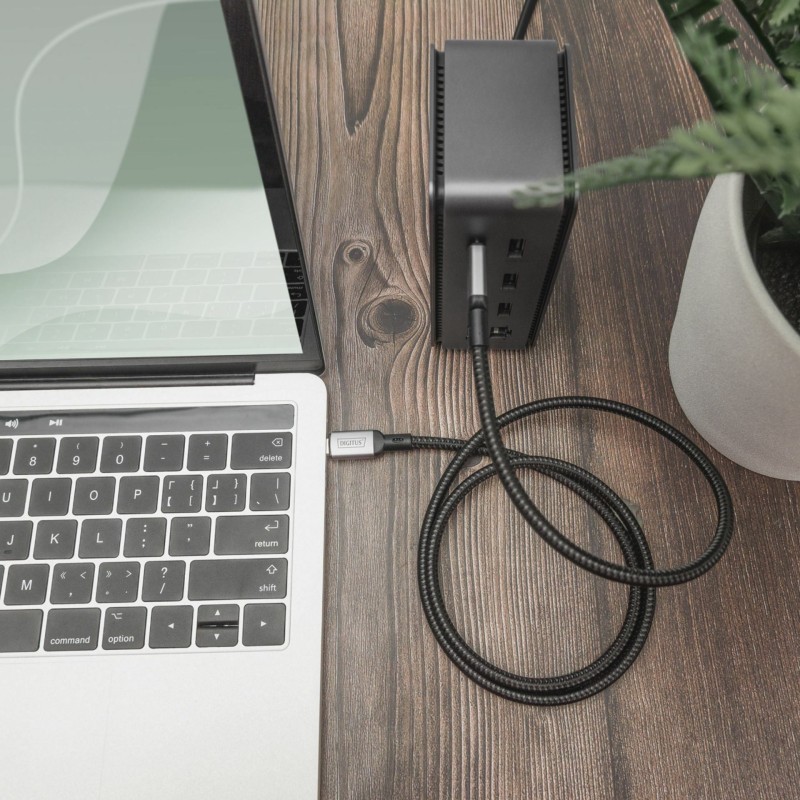 Kabel Digitus USB 4.0 C-C 8K 60Hz 100W črn, 3m
