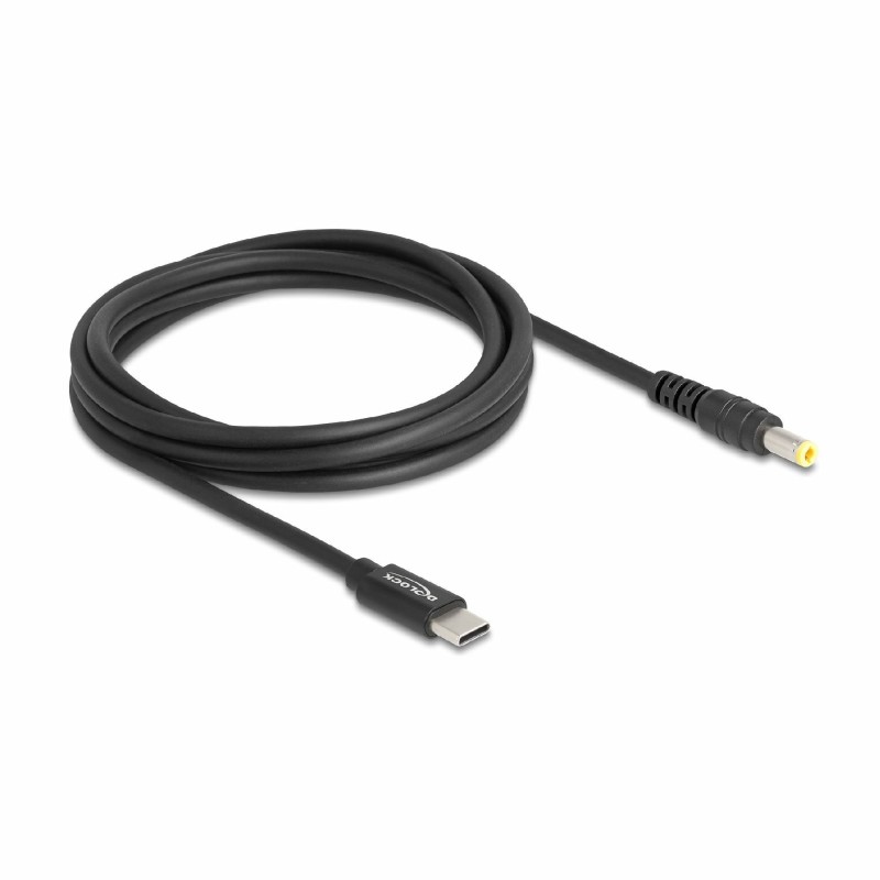 Kabel Delock USB-C napajalni za prenosnik 60W DC 5,5 fi x 2,5mm 1,5m
