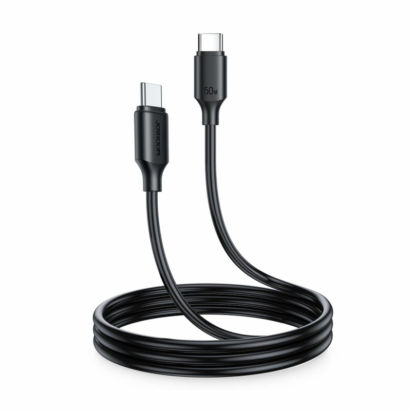 Kabel Joyroom USB C-C 60W črn, 1m