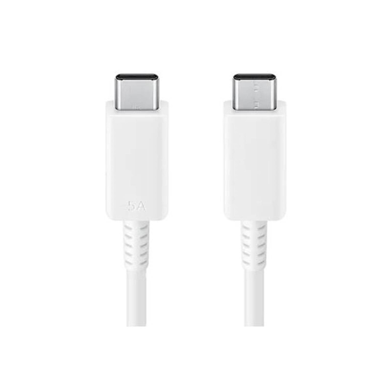 Kabel Samsung USB C-C, QC 5A, bel, 1.8m