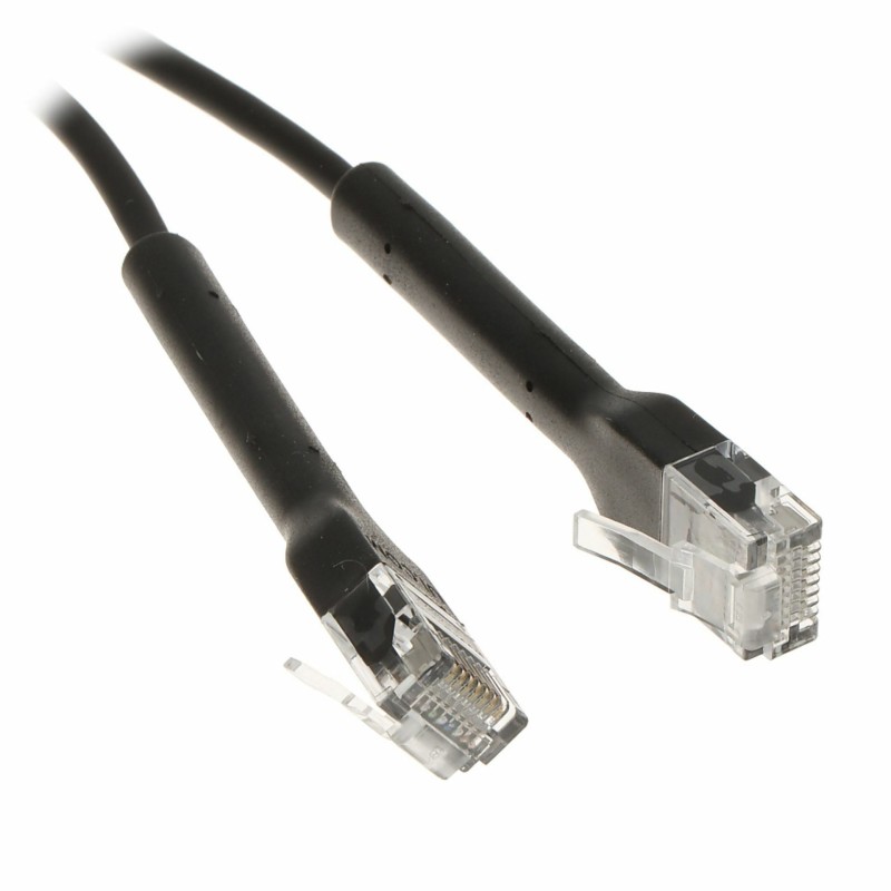 Mrežni kabel Ubiquiti UTP CAT.6, 0,30m, črn, upogljiv