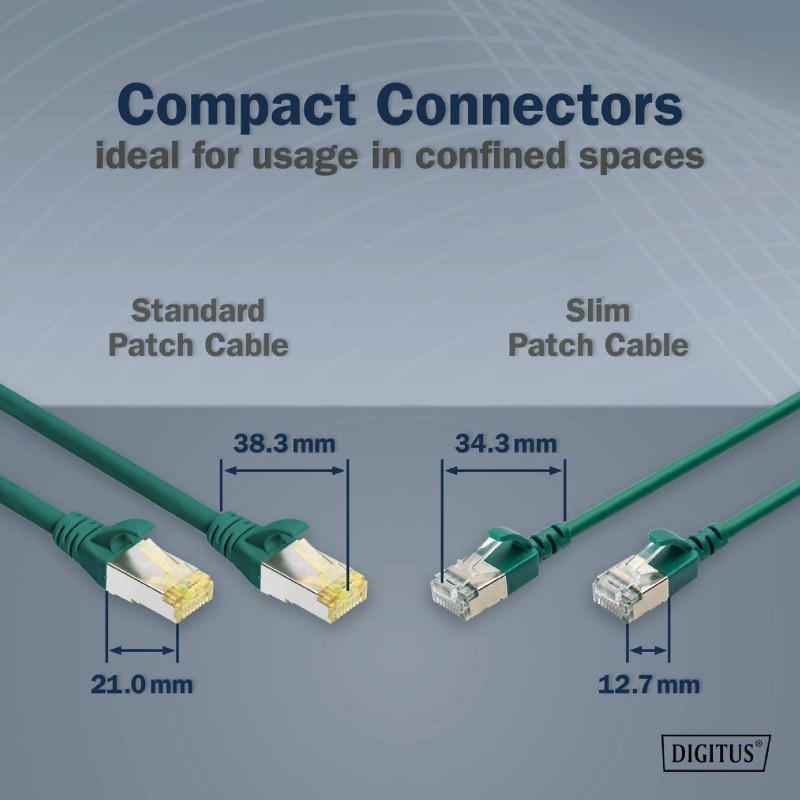 Mrežni kabel Digitus FTP CAT.6A, 3m, zelen