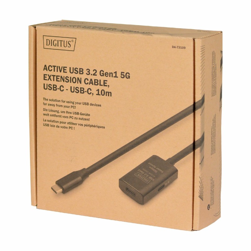 Podaljšek Digitus DA-73109 USB-C 3.2, 10m
