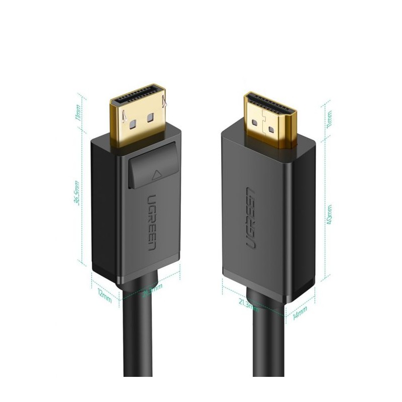 Kabel Ugreen DP na HDMI, 2m