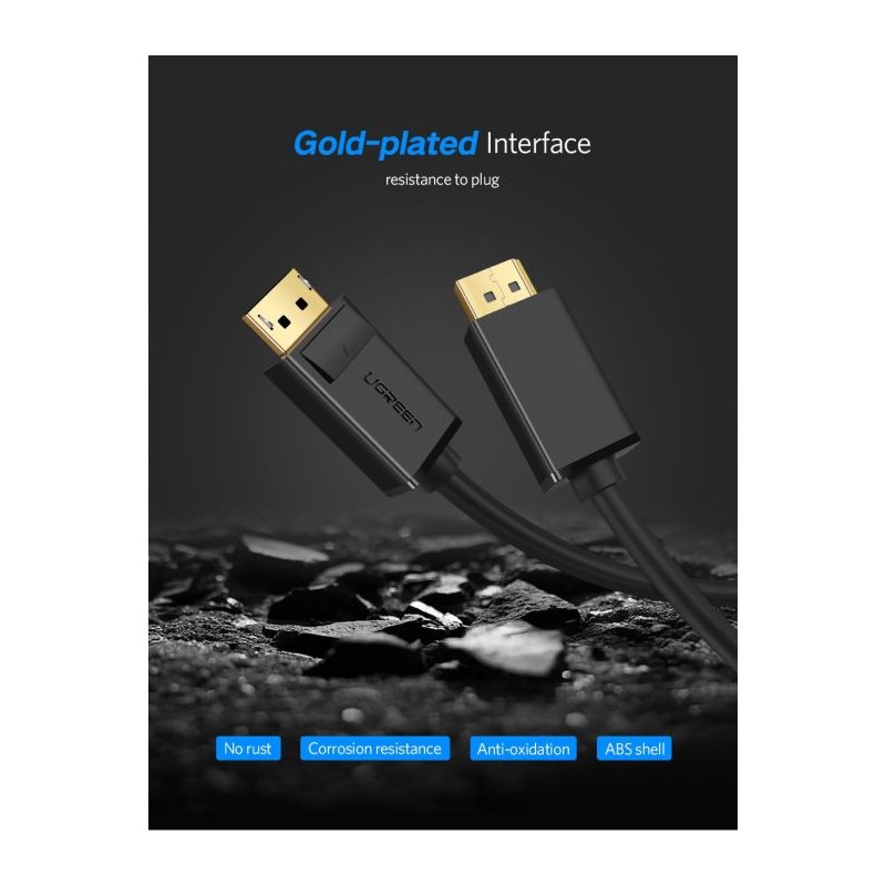 Kabel Ugreen DisplayPort 1.2, 2m