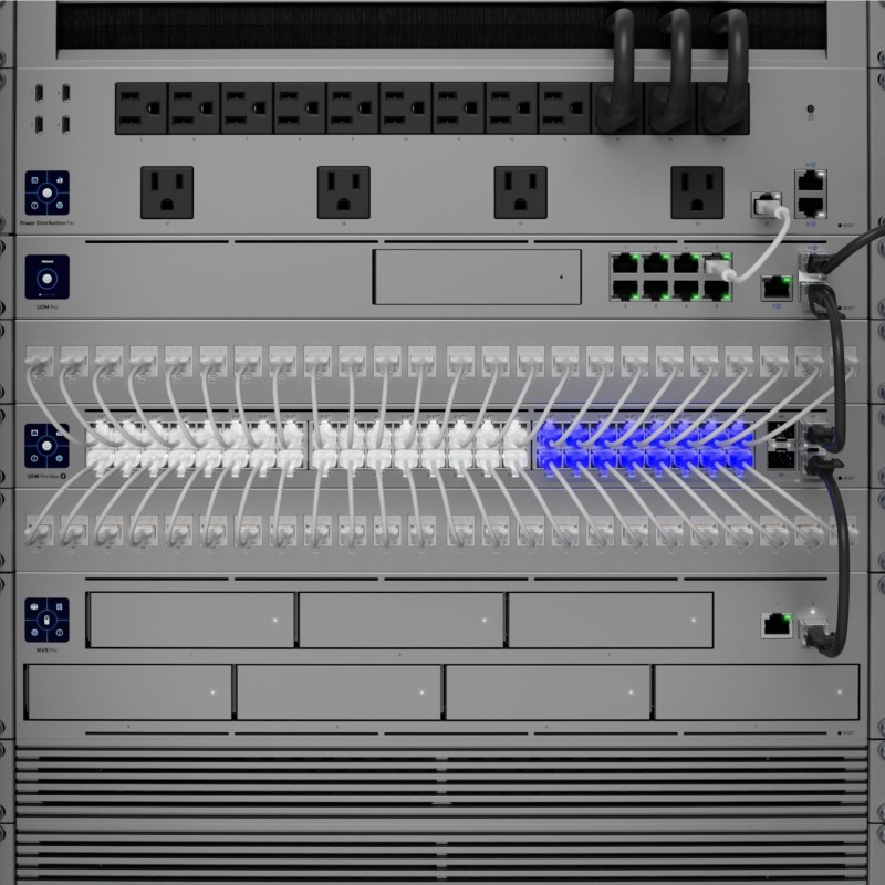 Kabel Ubiquiti UACC-Cable-Patch-EL-1M-W, 1m