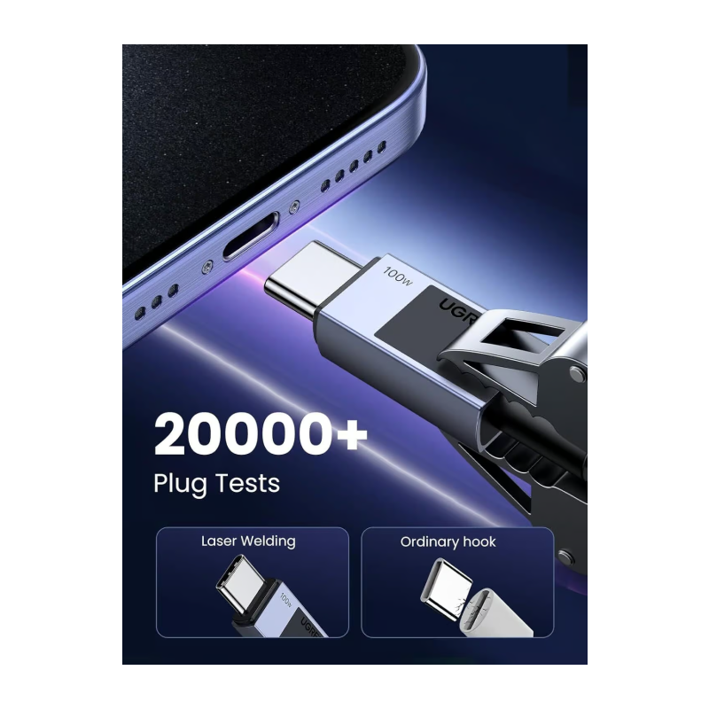 Kabel Ugreen USB-C/C, 100W, 0,5m
