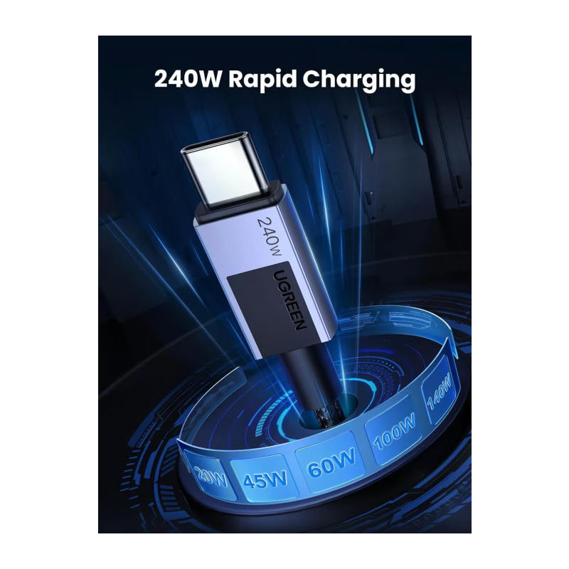 Kabel Ugreen USB-C/C, 240W, 2m