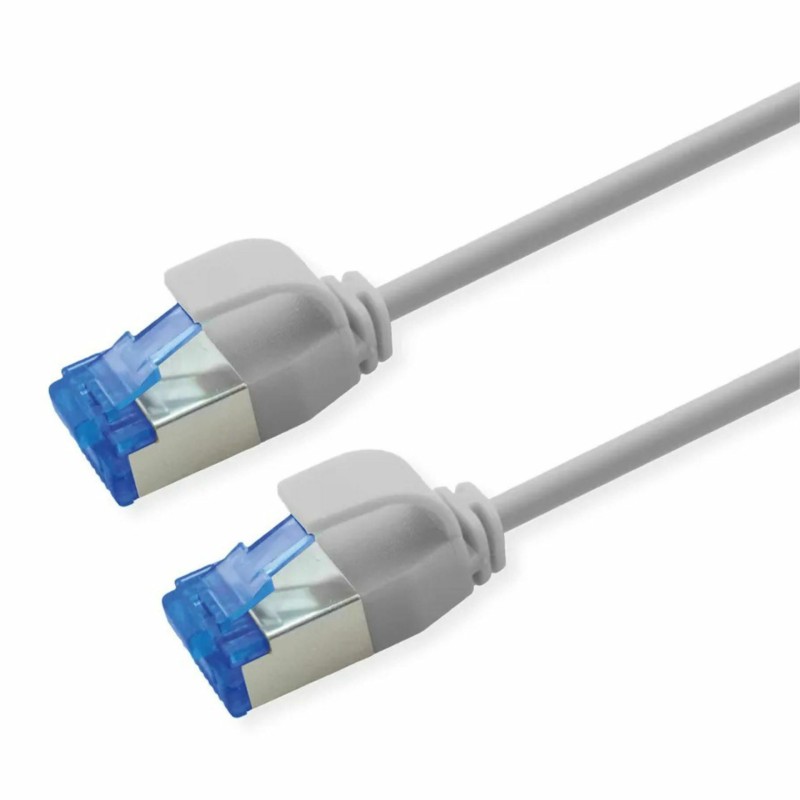 Mrežni kabel Roline patch slim SFTP CAT.6A, 1m, siv