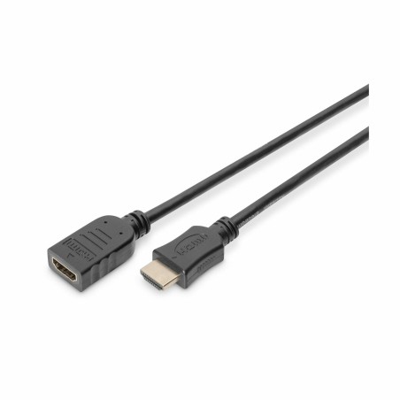 Kabel HDMI-HDMI podaljšek z mrežno povezavo 5m Digitus, črn
