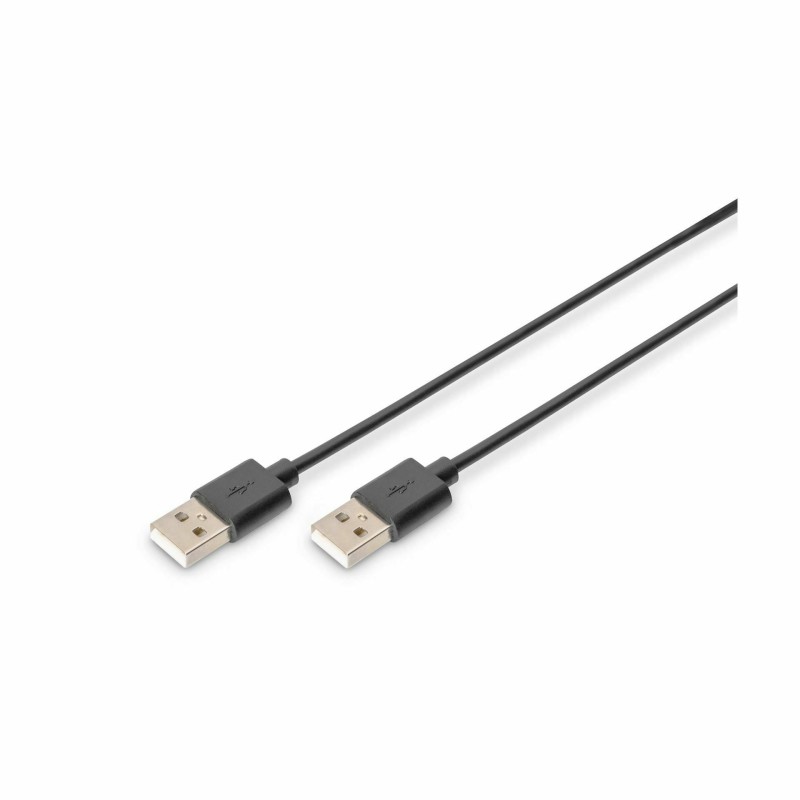 Kabel Digitus USB-A v USB-A, 1m črn