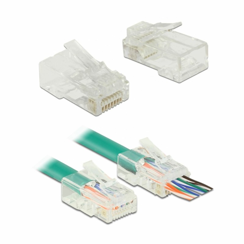Konektor Delock RJ45 CAT.5e UTP Crimp & Cut pak/20, 9060023