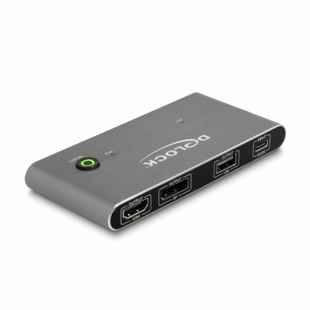 Delock KVM stikalo 2x1 USB TipC DP/HDMI/ DisplayPort
