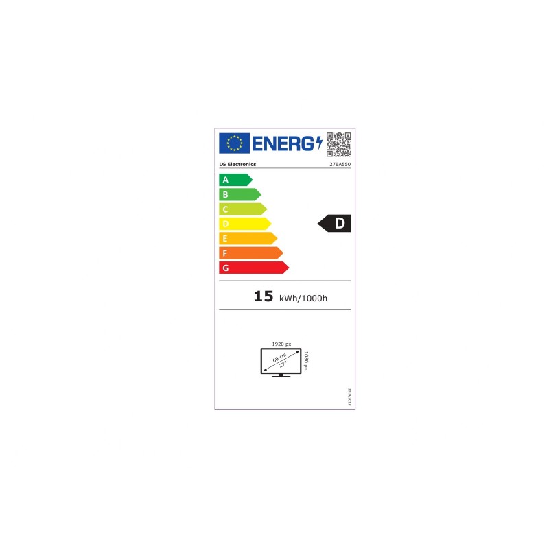 Monitor LG 27BA550-B