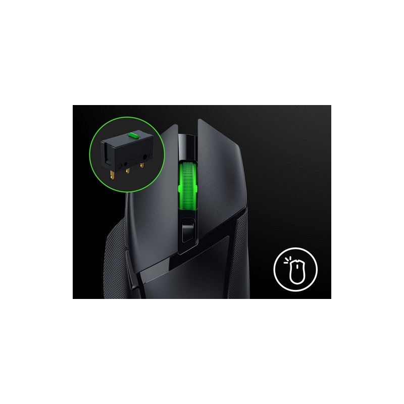 Miška Razer Basilisk V3 X HyperSpeed, črna