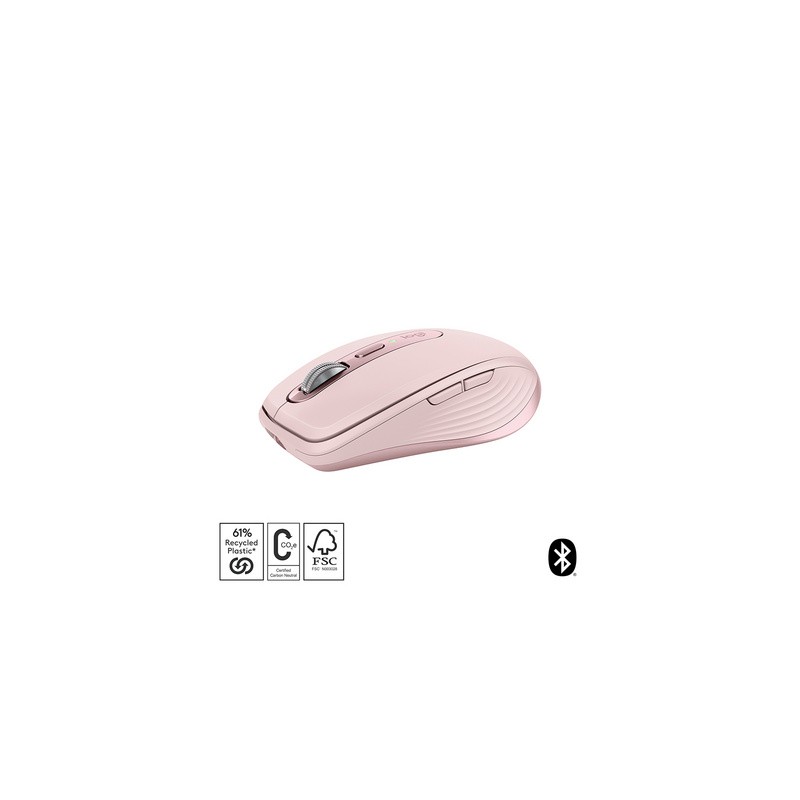 Miška Logitech MX Anywhere 3S, DarkField laser, roza