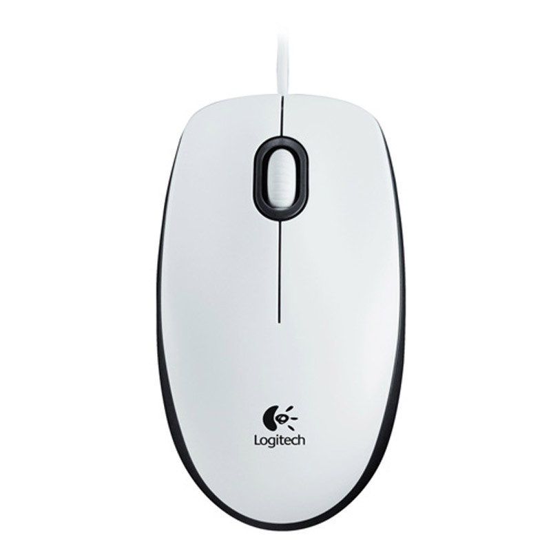 Miška LOGITECH M100, bela