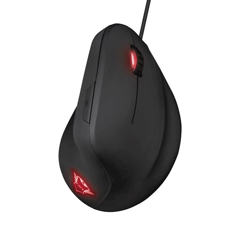 Miška Trust Gaming GXT 144 REXX ERGO, črna