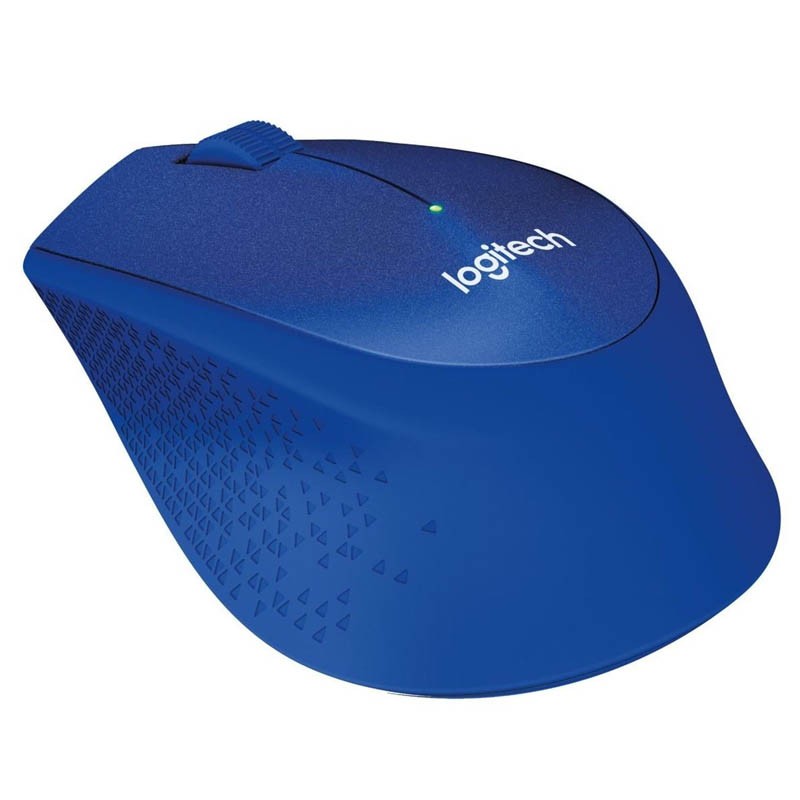 Miška brezžična LOGITECH M330 Silent PLUS modra