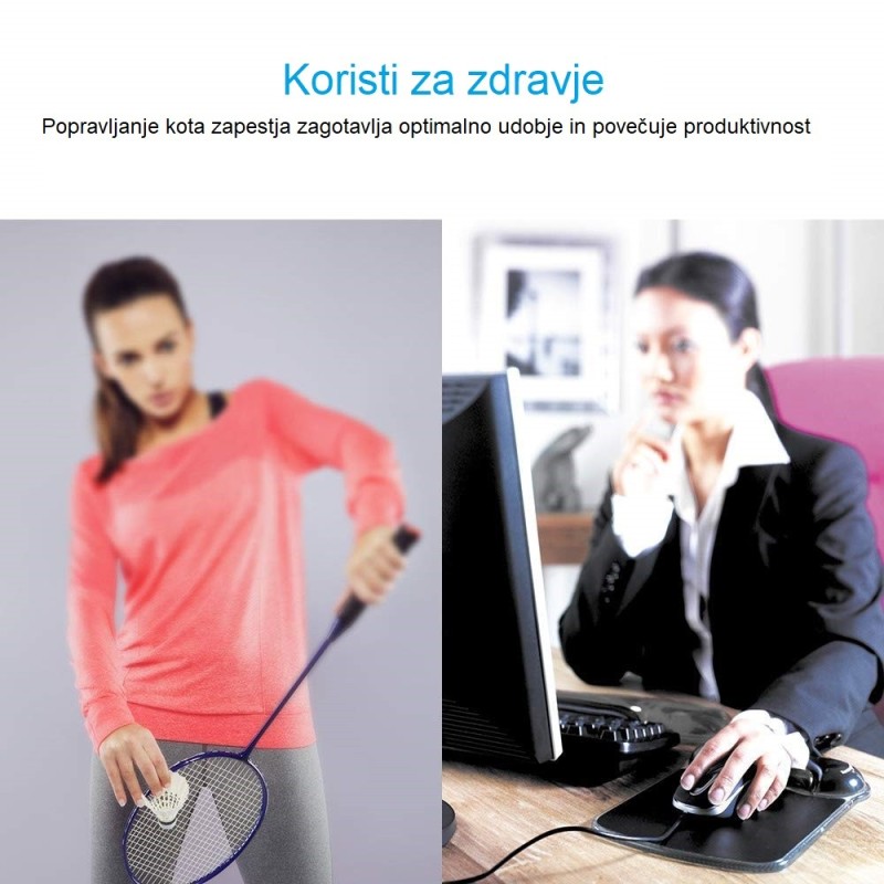 Podloga za miško gel Acco Kensington 62401, modro-črna