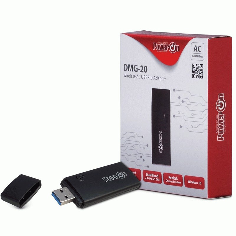 Brezžična mrežna kartica INTER-TECH DMG-20 AC-1200, USB