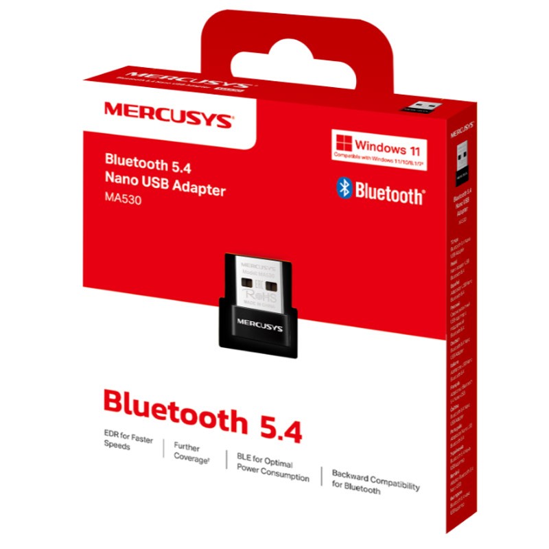 Brezžični mrežni adapter MERCUSYS MA530, Bluetooth 5.4, USB-A