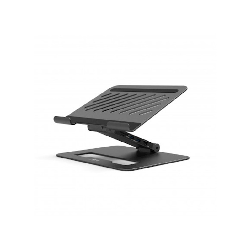 Priklopna postaja in stojalo PORT (USB-C, LAN, HDMI, Sd, mSD) od 10" do 17,3"