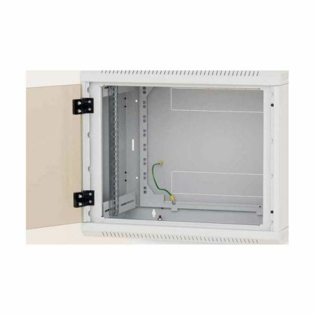 Zidni kabinet Triton 18U 900 600x500, siv, sestavljen, perforirana vrata