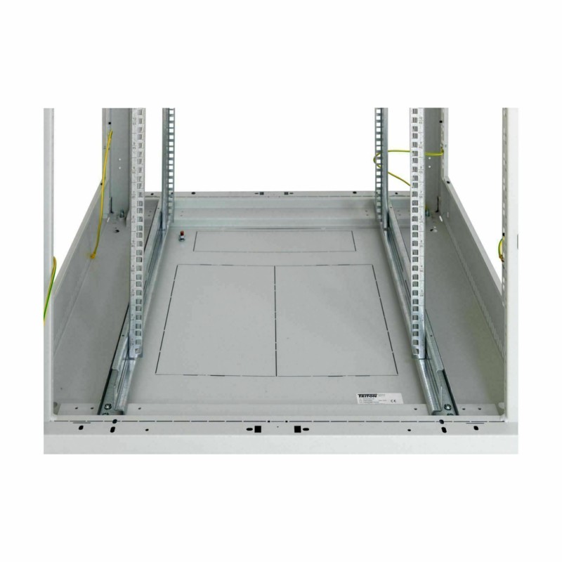 Samostoječi kabinet Triton 32U 1525 600x600, siv, sestavljen