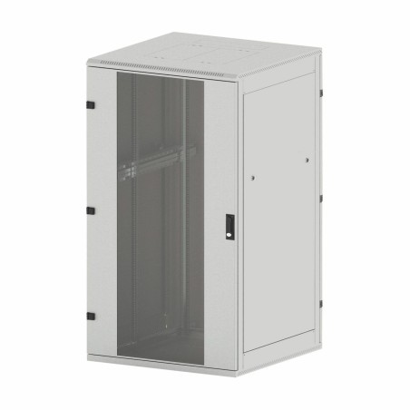 Samostoječi kabinet Triton 22U 1080 800x800, siv, sestavljen