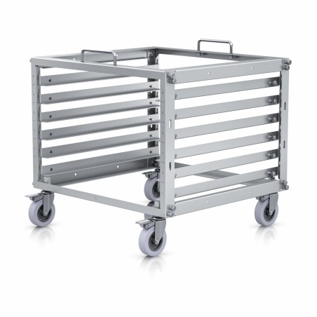 Samostoječi kabinet Ubiquiti 6U 519x460x351 mini rack s kolesi, siv, 9440403