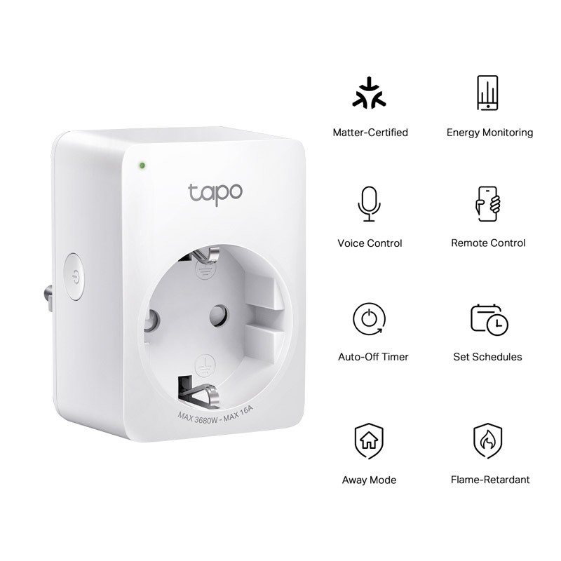 Pametna vtičnica TP-Link Tapo P110M Mini Smart, WiFi
