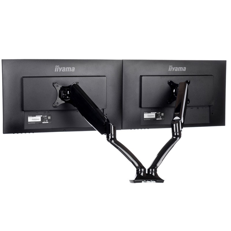 Namizni nosilec za 2 monitorja IIYAMA DS3002C-B1, do 27"